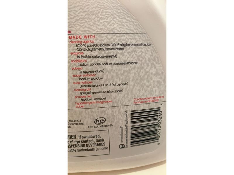 Dreft Baby Detergent, Stage 1: New Born, 89 Loads, 128 fl oz/3.78 L