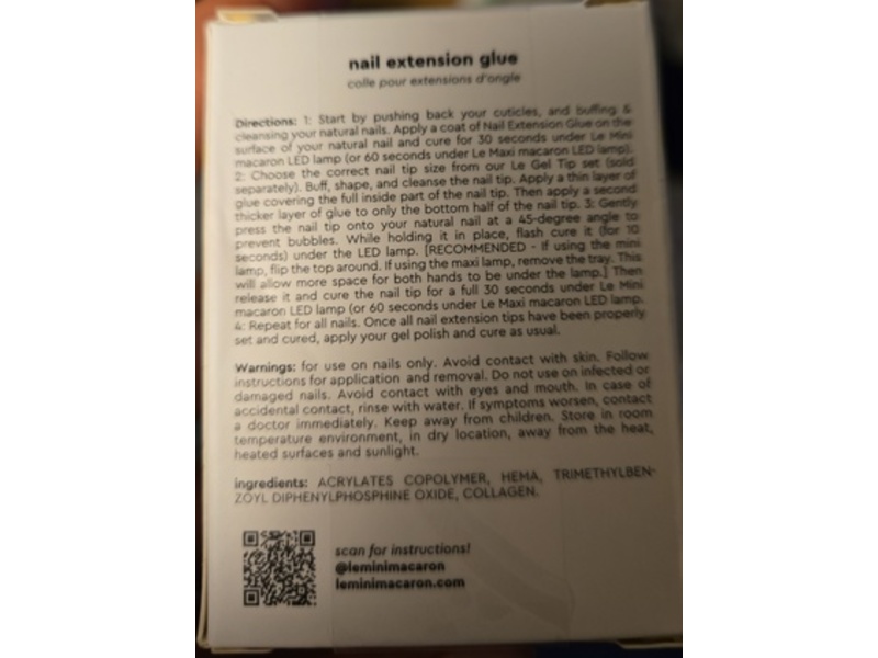 Le Mini Macaron Nail Extension Glue, 25 g