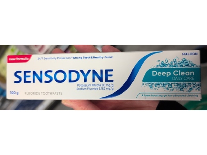 Sensodyne Toothpaste, Deep Clean, 100 g