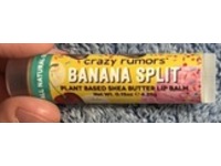 Crazy Rumors Plant Based Shea Butter Lip Balm, Banana Split, 0.15 oz/4.25 g - Image 3