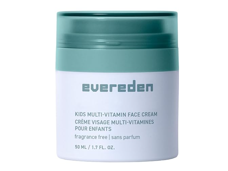 Evereden Kids Multi Vitamin Face Cream, Fragrance Free, 1.7 fl oz/50 mL