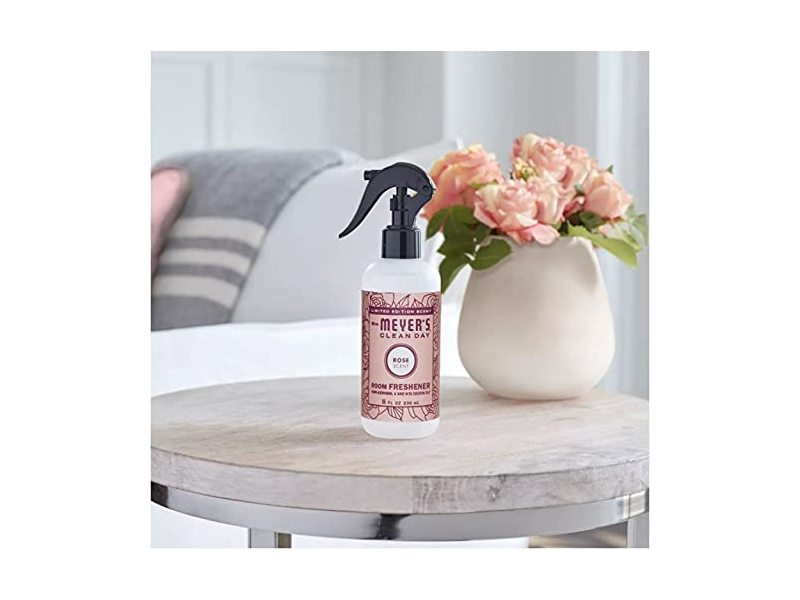 Mrs. Meyer’s Clean Day Room Freshener Spray, Rose Scent, 8 fl oz/236 mL