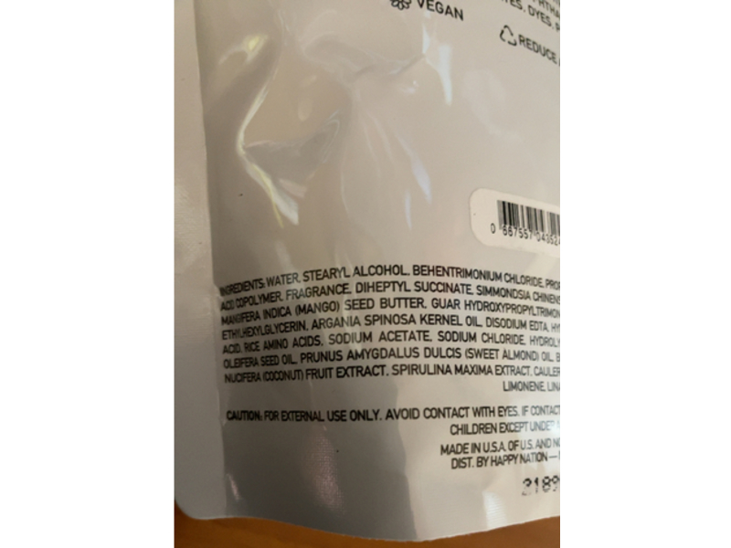 Happy Nation Happy Conditioner, Refill, 16.9 fl oz/500 mL