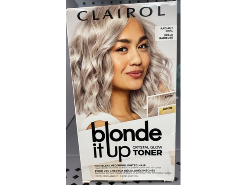 Clairol Blonde It Up Demi-Permanent Crystal Glow Tone, Radiant Opal, 1 Application