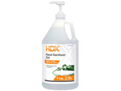 HDX Hand Sanitizer Gel, 3.78 L