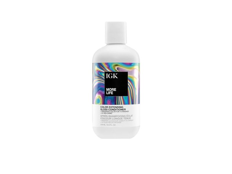 IGK MORE LIFE Color Extending Gloss Conditioner, 8.0 fl oz/236 mL