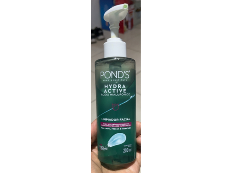 Pond's Hydra Active Facial Cleanser, Hyaluronic Acid, 200mL