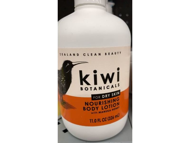 Kiwi Botanicals Nourishing Body Lotion, Manuka Honey, 11 fl oz / 326 mL