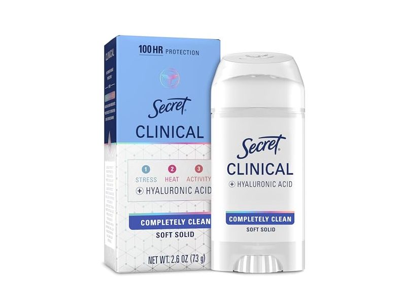 Secret Clinical Hyaluronic Acid Soft Solid Antiperirant & Deodorant, 2.6 oz/73 g