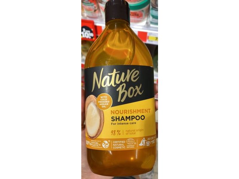 Nature Box Nourishment Shampoo, Cold Pressed Argan Oil, 385 mL