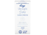 Kroger Ultralight Silky Sunscreen, SPF 40, 1.7 fl oz/50 mL - thumbnail 1