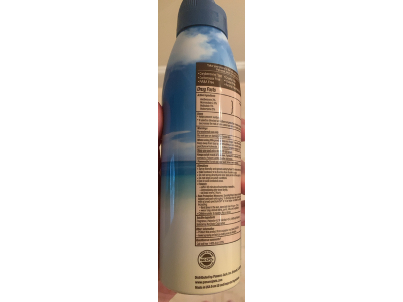 Panama Jack Sunscreen Spray, SPF 30, 5.5 oz/155 g