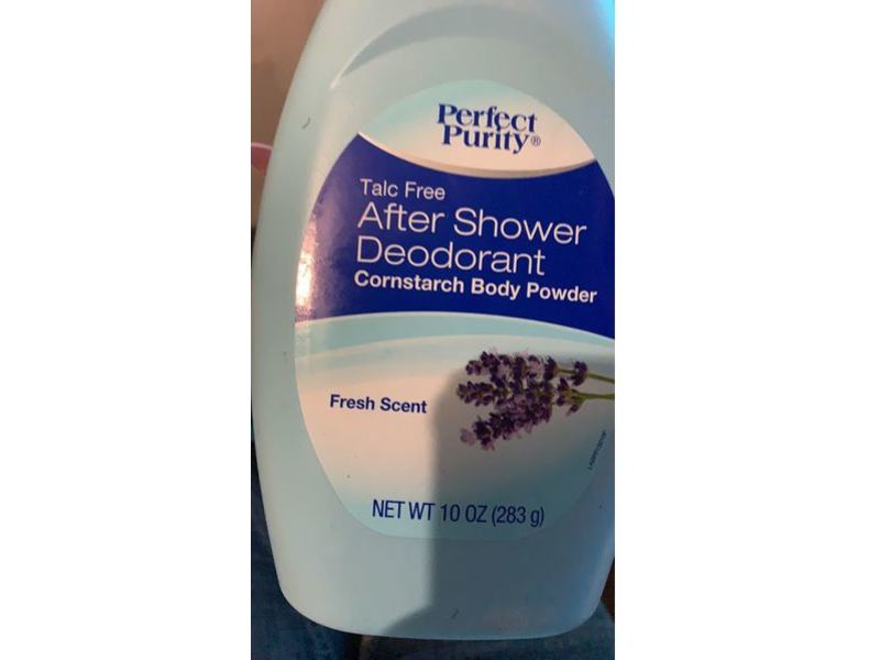 Perfect Purity After Shower Deodorant Body Powder, Fresh Scent, 10 oz/283 g