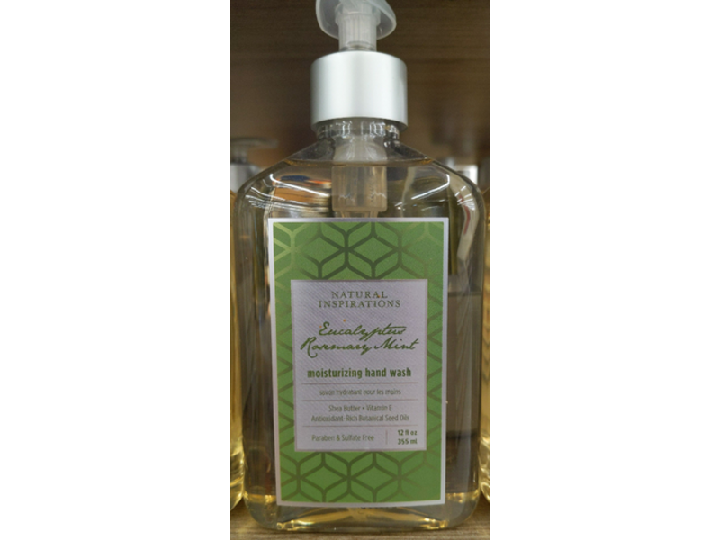 Natural Inspirations Moisturizing Hand Wash, Eucalyptus Rosemary Mint, 12 fl oz/355 mL