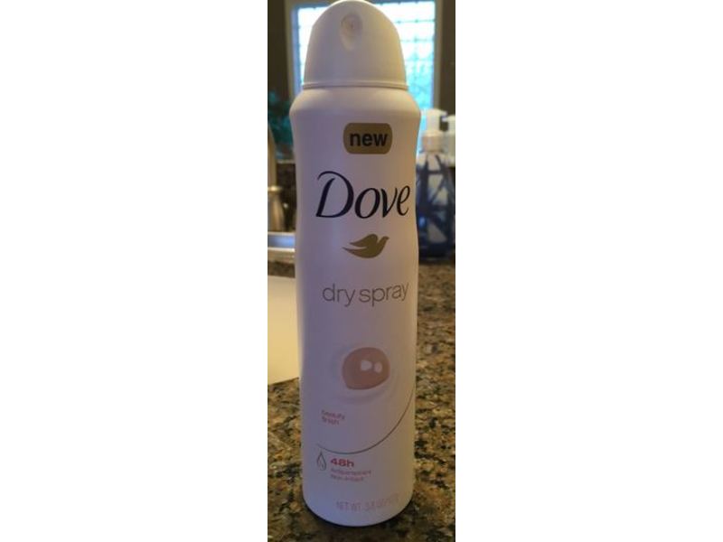 Dove Dry Spray Antiperspirant, Beauty Finish, 3.8 oz/107 g