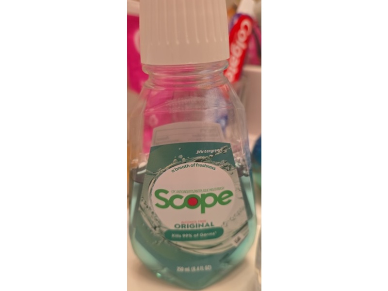 Crest Scope Original Mouthwash, Wintergreen, 8.4 fl oz/250 mL