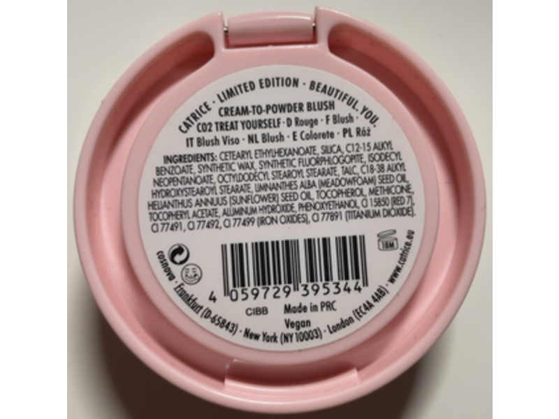 Catrice Beautiful You Cream-To-Powder Blush, C02 Treat Yourself, 0.07 oz/2 g