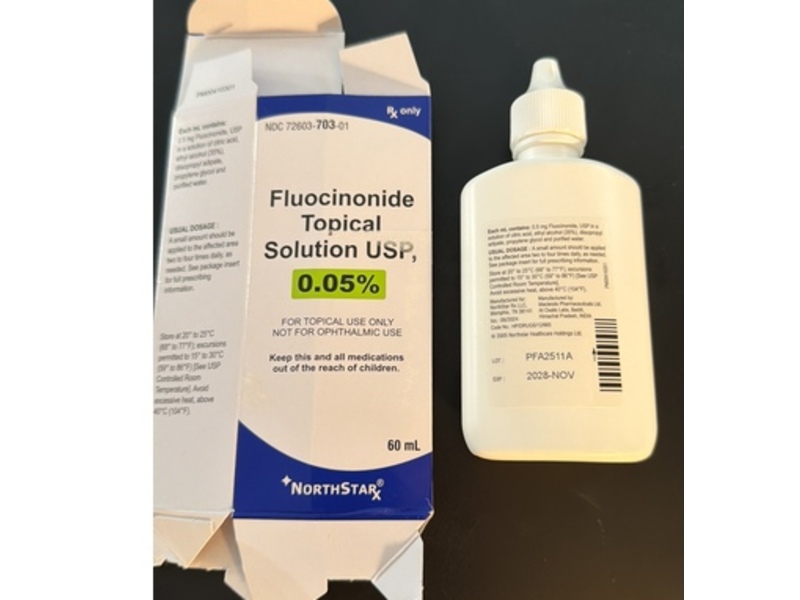 Fluocinonide Topical Solution USP, 0.05%, 60 mL, NorthStar (Rx)