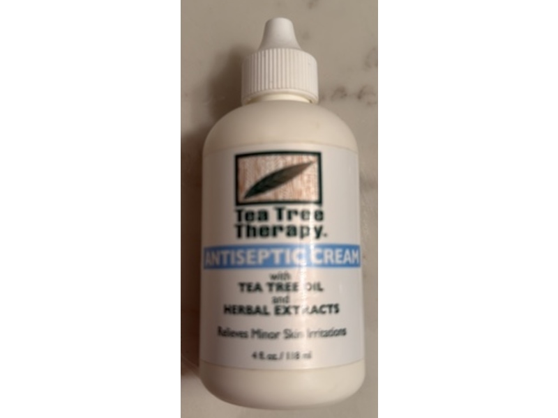 Tea Tree Therapy Antiseptic Cream, Tea Tree Oil, 4 fl oz/118 mL