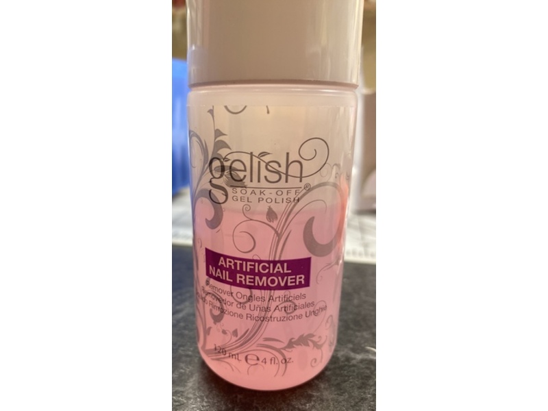 Gelish Artificial Nail Gel Polish Remover, 4 fl oz/120 mL