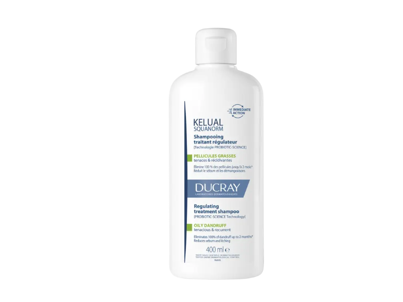 Ducray Squanorm Regulating Treatment Shampoo, 400 mL
