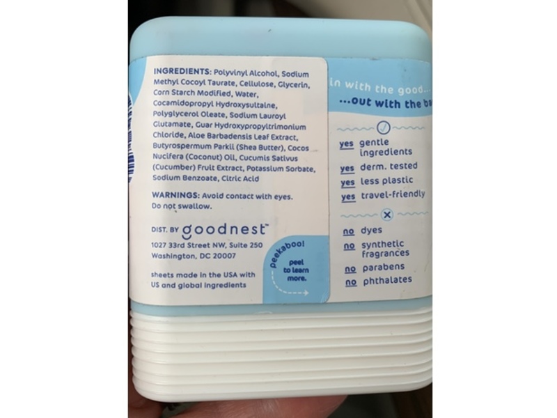 Goodnest Travel Soap Sheets, Magic Wash, 20 Count