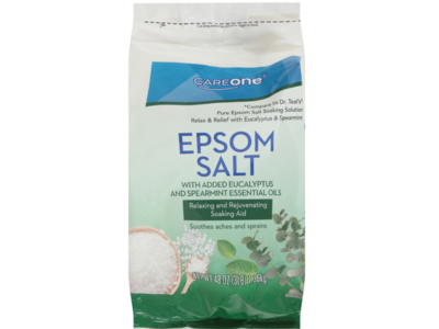 Careone Epsom Salt, Eucalyptus & Spearmint Essential Oils, 48 oz/1.36 kg