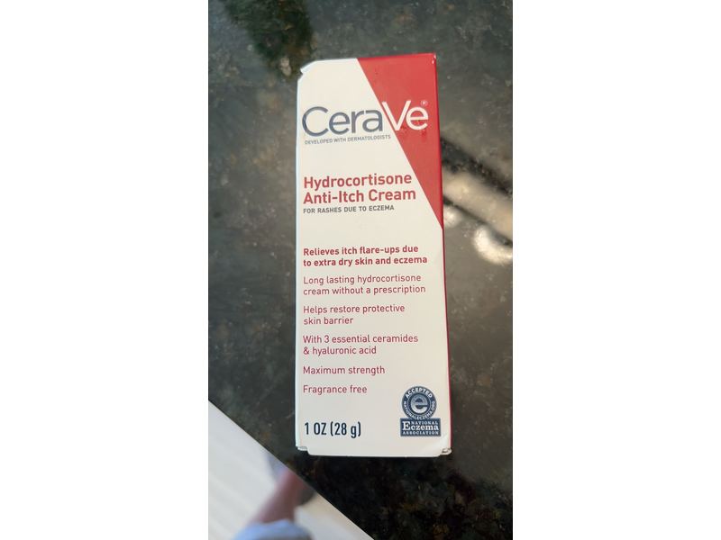 Cerave Hydrocortisone Anti-Itch Cream, 1 oz/28 g