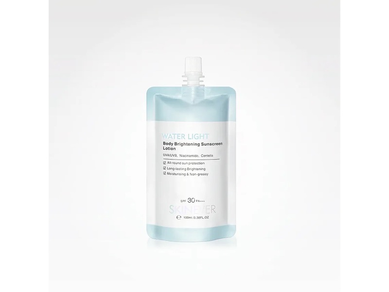 Skinever Water Light Body Brightening Sunscreeen Lotion, SPF 30 PA+++, 3.38 fl oz/100 mL