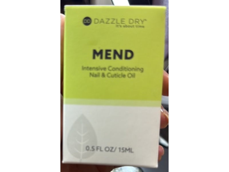 Dazzle Dry Mend Intensive Conditioning Nail & Cuticle Oil, 0.5 fl oz/15 mL