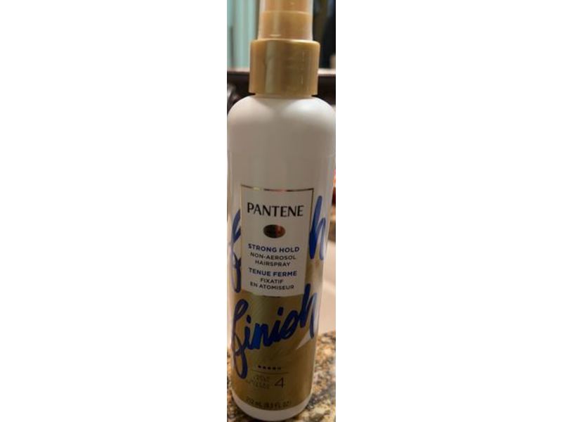 Pantene Strong Hold Hairspray, 8.5 fl oz/252 mL