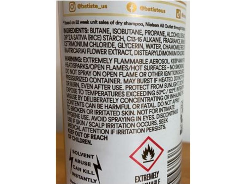 Batiste Dry Shampoo, Blonde, 6.36 oz/180 g