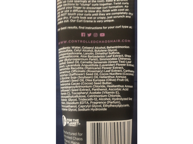 Controlled Chaos Curl Creme, 3 fl oz/89 mL