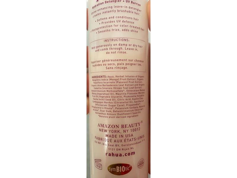 Rahua Hydration Detangler + Uv Barrier, Rainforest Grown, 6.5 fl oz/193 mL