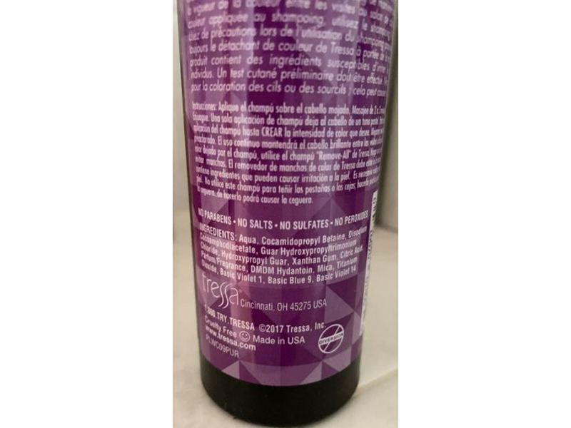 Tressa Water Colors Intense Shampoo, Purple, 8.5 fl oz/250 mL