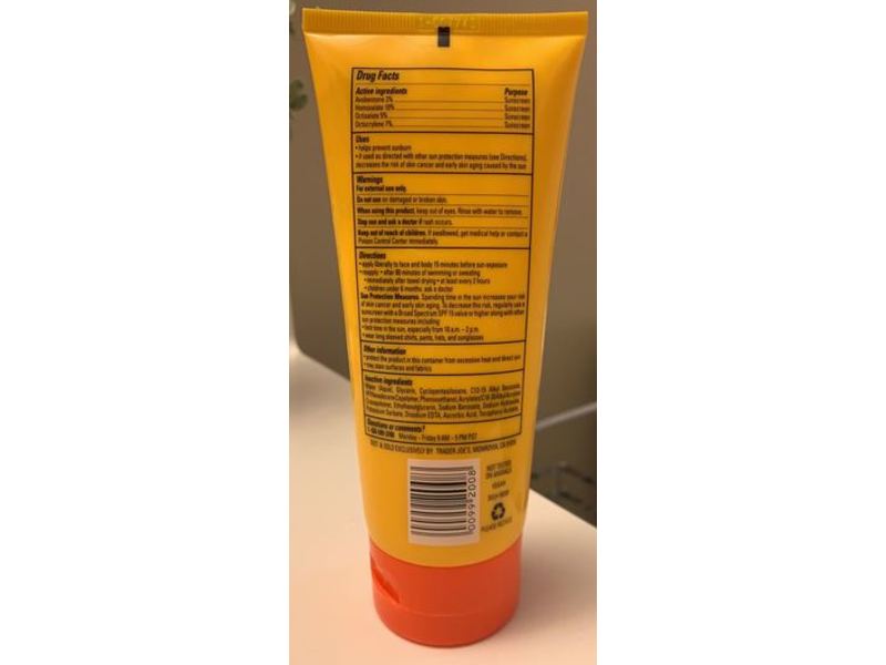 Trader Joe's Face & Body Sunscreen Lotion, 6 fl oz