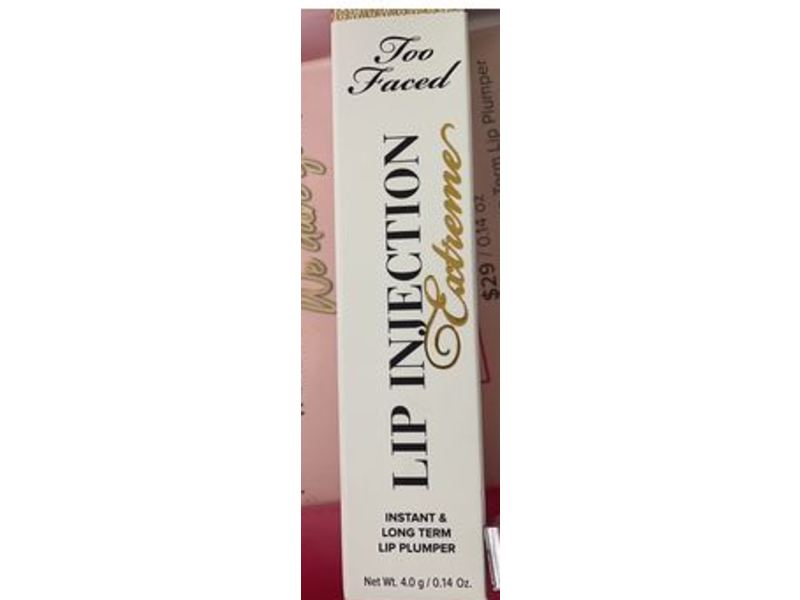 Too Faced Lip Injection Extreme Lip Plumper, Original, 0.14 oz/4 g