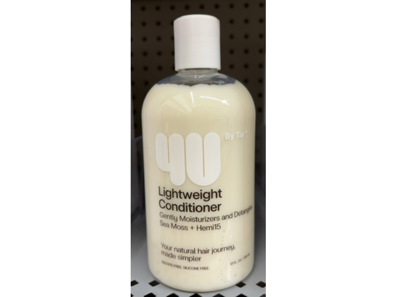 4u By Tia Lightweight Moisturizers & Detangles Conditioner, Sea Moss + Hemi15, 13 fl oz/384 mL
