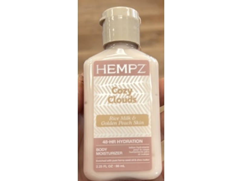 Hempz Body Moisturizer, Cozy Clouds, 2.25 fl oz/66 mL