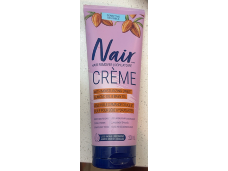 Nair Hair Remover Cream, Almond Oil & Baby Oil, 200 mL