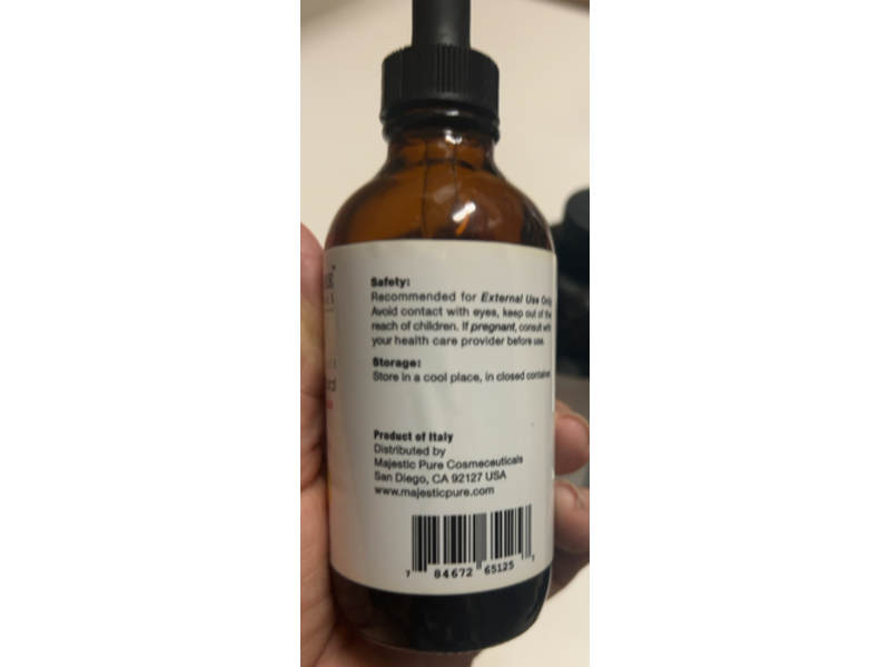 Majestic Pure 100% Pure & Natural Essential Oil, Lemon, 4 fl oz/118 mL