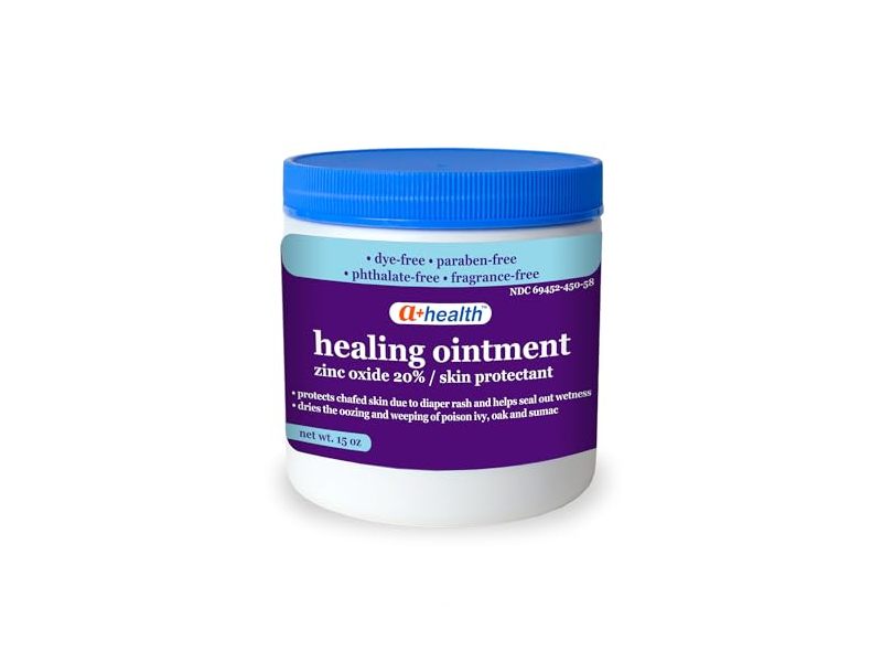 A+Health Healing Ointment, Zinc Oxide 20%, 15 oz