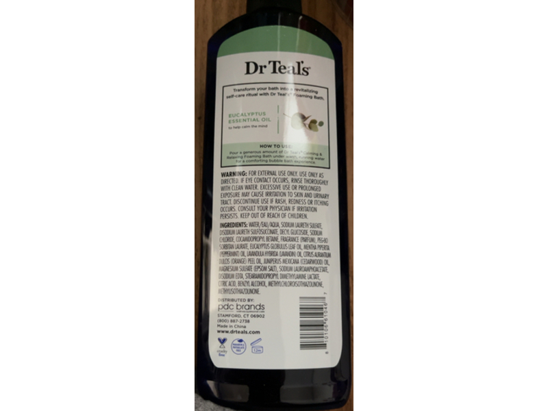 Dr Teal's Calming & Relaxing Foaming Bath, Winter Serenity, 14 fl oz/414 mL