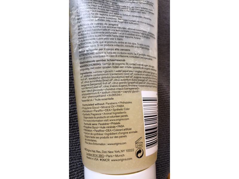 Origins Incredible Spreadable Smoothing Body Scrub, Ginger, 6.7 fl oz/200 mL