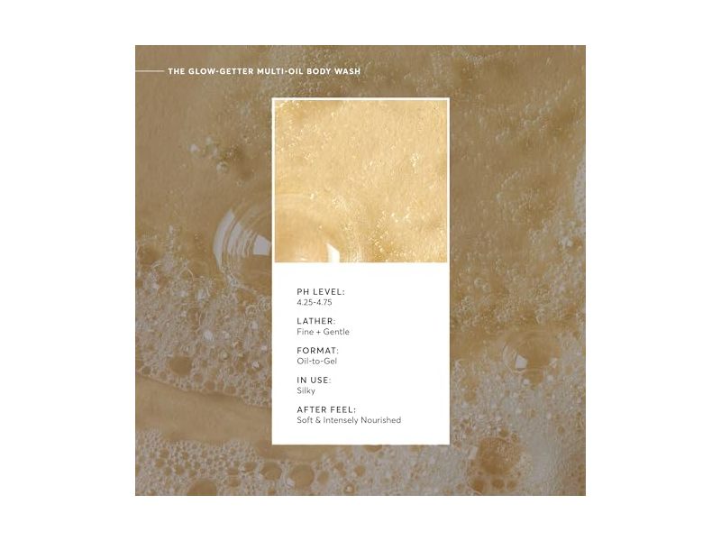 Naturium The Glow Getter Multi-Oil Hydrating Body Wash, 16.9 oz / 500 mL, Duo 2-Pack