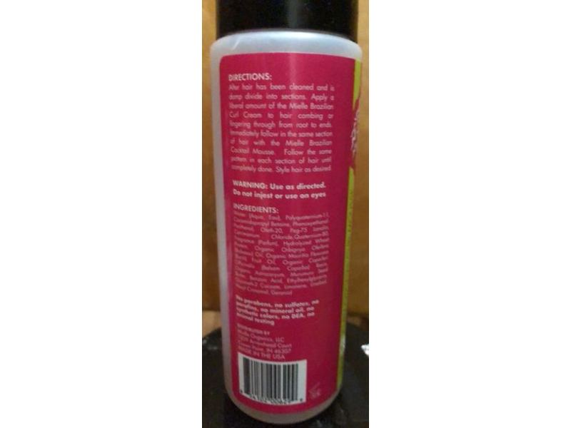 Mielle Brazilian Curly Cocktail Curl Mousse, Babassu, 7.5 oz