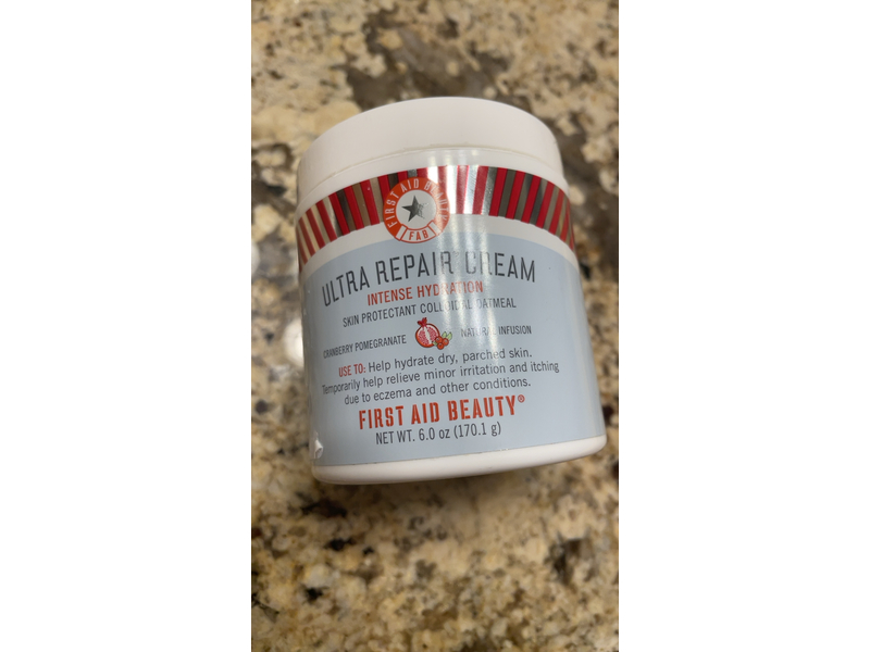 First Aid Beauty Ultra Repair Cream, Cranberry Pomegranate, 6.0 oz (170.1 g)