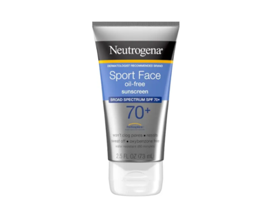 Neutrogena Sport Face Oil-free Lotion Sunscreen Broad Spectrum, SPF 70+, 2.5 fl oz|73 mL)