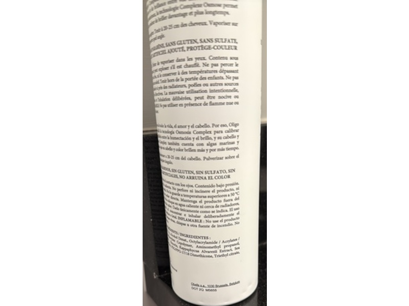 Oligo Calura Flex Finish Shaping Spray, 14 oz/395 g