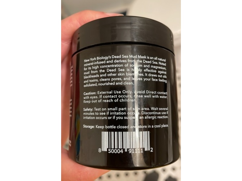 New York Biology Dead Sea Mud Mask, 8.8 fl oz/250 g
